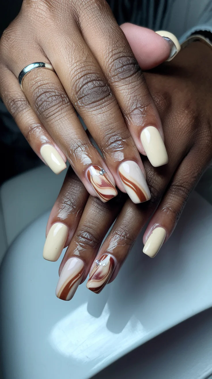 2-iced-latte-nails-with-soft-cream-and-brown-swirls