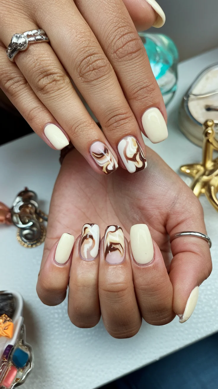 7-iced-latte-nails-with-soft-cream-and-brown-swirls