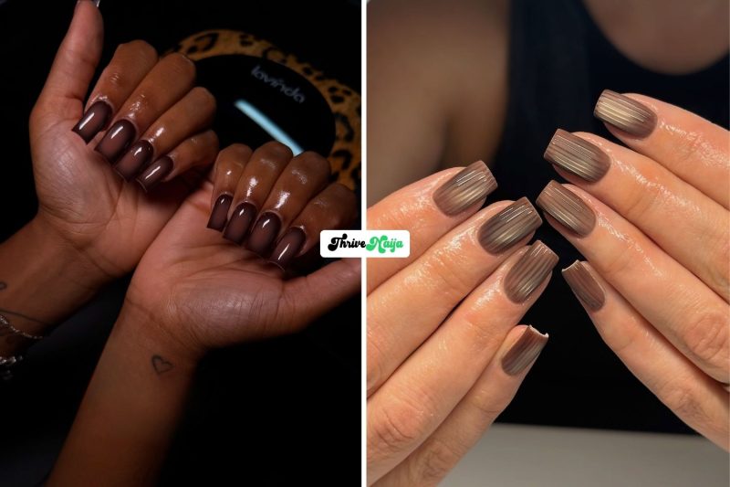 Chic Coffee Nail Ideas in Every Shade of Brown