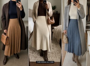 Elegant Long Skirt Outfits for Winter