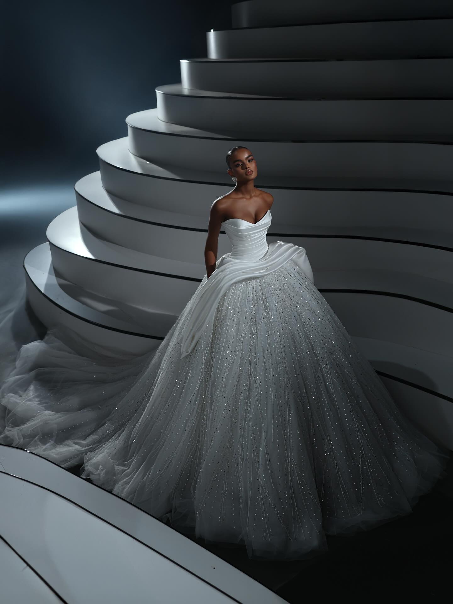 Ethereal Ball Silhouette Wedding Gown