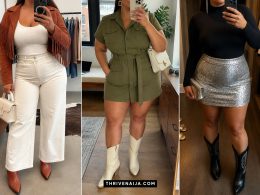 Fierce Plus Size Cowboy Boots Outfits to Rock