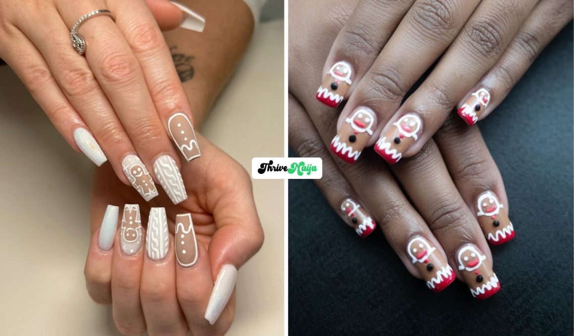 Gingerbread Nail Ideas