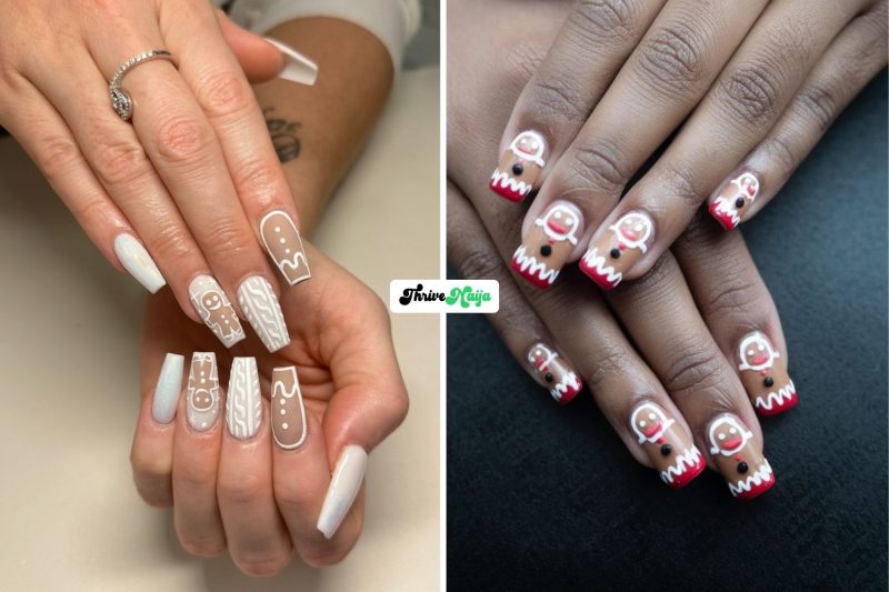 Gingerbread Nail Ideas