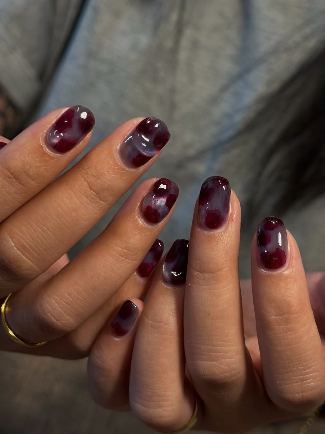 Juicy Raspberry Jelly Nails