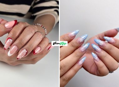 Snowflake Christmas Nail Ideas for an Icy Winter Look