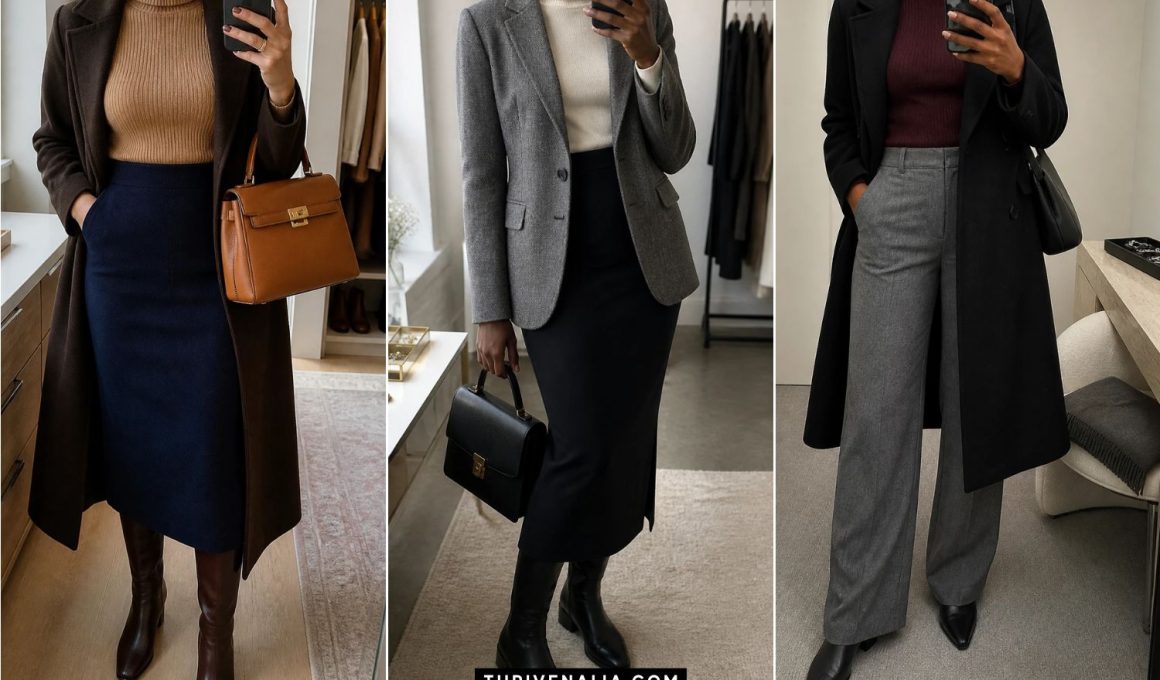Winter Business Casual Outfits to Recreate