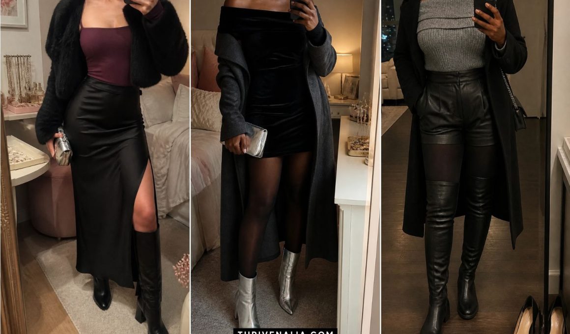 Winter Clubbing Outfits for a Glam Night Out
