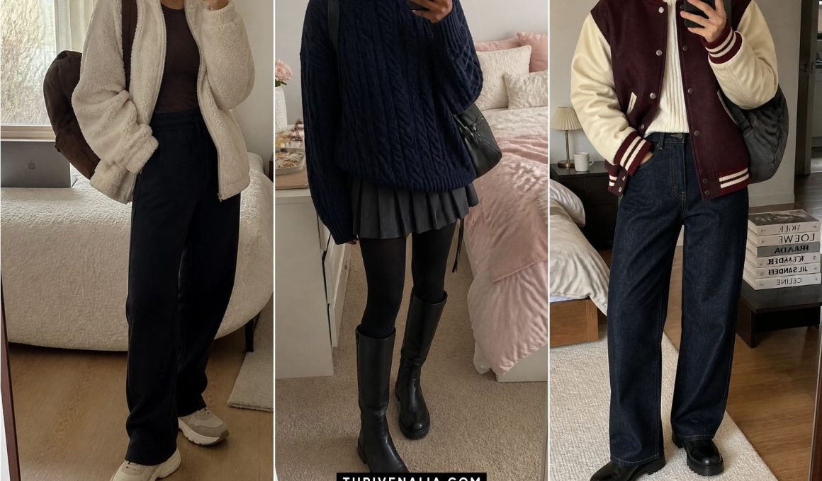 Winter College Outfits for Cold Campus Days