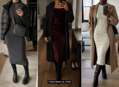 Winter Dress Outfits With Boots and Cozy Layers