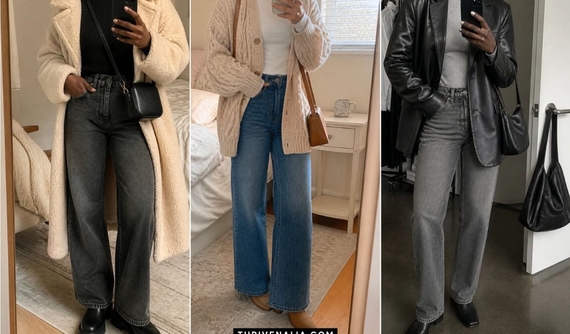 Winter Jeans Outfits for Everyday Plans