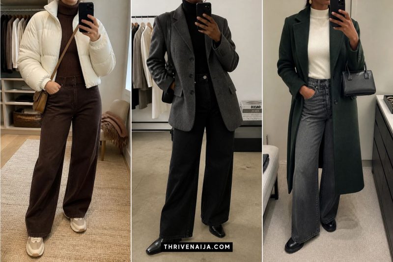 Winter Outfits With Wide-Leg Jeans You’ll Love Wearing